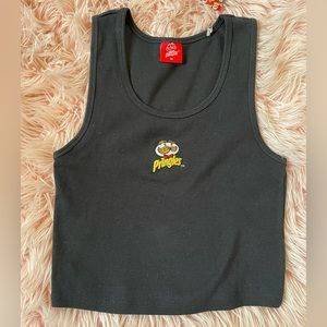Cute Pringles ribbed tank top